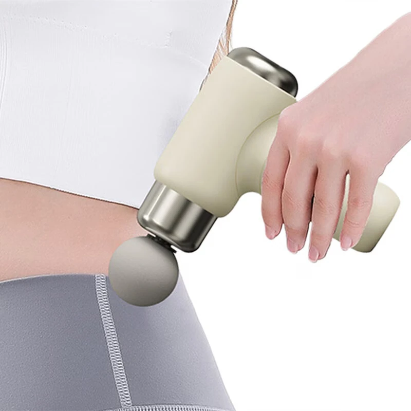 (image for) COSHARE Mini Muscle Massage Gun Portable Fascia Gun Electric Massage Gun 6-Speed Adjustable Fitness Muscle Relaxation Massager